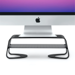 Twelve South Curve Riser Stand Black for iMac & Monitors