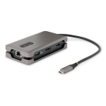 StarTech USB-C Multiport Adapter 4K 60Hz HDMI/DP 3-Port 100W PD
