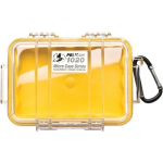 Pelican 1020 Micro Case - (Clear/Yellow) 1020-027-100