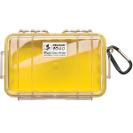 Pelican 1040 Micro Case - (Clear/Yellow) 1040-027-100
