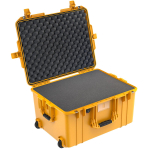 Pelican 1607AirWF Wheeled Carry-On Hard Case with Foam Insert Yellow 016070-0001-240