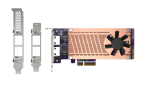 QNAP QM2-2P2G2T Dual M.2 2280 PCIe NVMe SSD & Dual-Port 2.5GbE Expansion Card QM2-2P2G2T