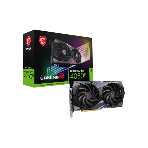 MSI GeForce RTX 4060 Ti Gaming X 8GB GDDR6 Graphics Card