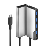 Alogic USB-C Fusion SWIFT 4-in-1 Hub Space Grey