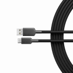 Alogic 1m Elements Pro USB 2.0 USB-A Male to USB-C Male Cable Black