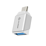 Alogic Ultra Mini USB-C to USB-A Adapter Silver