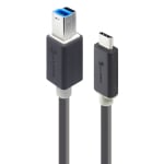 Alogic 1m USB 3.0 USB-C to USB-B Cable Male to Male Black