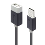 Alogic 3m USB 2.0 Type A to Type A Extension Cable Male to Female Black