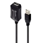 Alogic 5m USB 2.0 Active Extension Type A to Type A Cable Male to Female Black