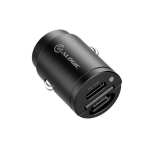 Alogic Rapid Power 30W Mini Car Charger 2xUSB-C Black