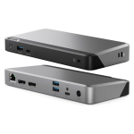 Alogic MX2 USB-C Dual Display DP Alt. Mode Docking Station With 65W Power Delivery