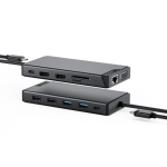 Alogic MV2 USB-C Universal Dual Display 12-Port Docking Station