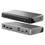 Alogic DX2 Dual 4K Display Universal USB Docking Station with 100W Power Delivery