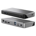 Alogic MX2 USB-C Dual Display Docking Station with 100W Power Delivery
