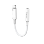 Alogic Elements Pro USB-C to 3.5mm Adapter - White