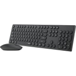 Rapoo X260S 2.4GHz Wireless Optical Mouse & Keyboard Black