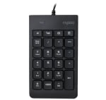 Rapoo K10 23-keys Wired Number Pad Keyboard Black