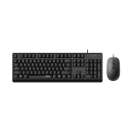 RAPOO X130pro Wired Optical Mouse and Keyboard Combo 1000dpi Black
