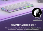 Corsair K60 PRO Tenkeyless RGB Mechanical Keyboard OPX White