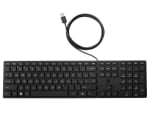 HP 320K USB Wired Keyboard Black
