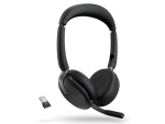 Jabra Evolve2 65 Flex UC Stereo Bluetooth Headset (USB-A Dongle)