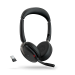 Jabra Evolve2 65 Flex MS Stereo Bluetooth Headset (USB-C Dongle)