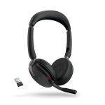 Jabra Evolve2 65 Flex MS Stereo Bluetooth Headset (USB-A Dongle)