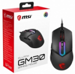 MSI Clutch GM30 RGB Wired Gaming Mouse Black