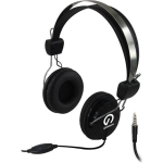 Shintaro SH105MC Stereo Headset With Inline Microphone Black