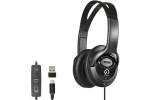 Shintaro Over-The-Ears USB-C Headset with In-Line microphone - Includes USB-C to USB-A adaptor