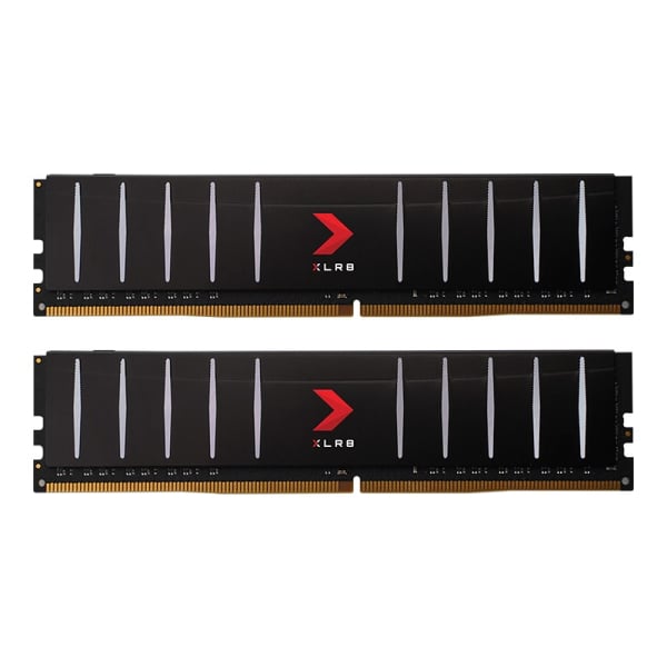 PNY XLR8 Low Profile 16GB (2x 8GB) DDR4 3200MHz Desktop Memory Black