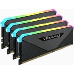 Corsair Vengeance RGB RT 128GB (4x 32GB) DDR4 3600MHz Desktop Memory Black