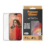 PanzerGlass Apple iPhone 15 Pro Screen Protector Ultra-Wide Fit Clear
