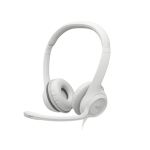 Logitech H390 USB Computer Headset Off White