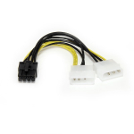 StarTech 6in LP4 to 8 Pin PCI Express Video Card Power Cable Adapter