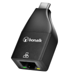 Bonelk USB-C to Gigabit Adapter Black