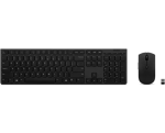 Lenovo Wireless Professional Rechargeable Combo Keyboard and Mouse Black