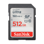 SanDisk 512GB Ultra SDXC UHS-I Card - 150MB/s