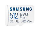 Samsung 512GB Micro SDXC EVO Plus Memory Card