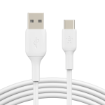 Belkin Boost Charge 2m USB-C to USB-A Cable White
