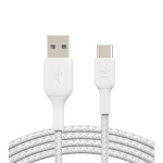 Belkin Boost Charge 1m USB-A to USB-C Braided Cable White