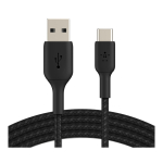Belkin Boost Charge 3m USB-C to USB-A Braided Cable Black
