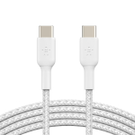 Belkin Boost Charge 1m USB-C to USB-C Braided Cable White