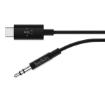 Belkin RockStar 3.5mm Audio Cable with USB-C Connector 90cm Black