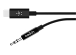 Belkin RockStar 1.8m Audio Cable with USB-C Connector 3.5mm Black