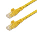Startech CAT6 Ethernet Cable 50cm 650MHz 100W Snagless Patch Cord Yellow