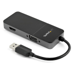 StarTech USB 3.0 to HDMI and VGA Adapter - 4K/1080p Multiport Converter