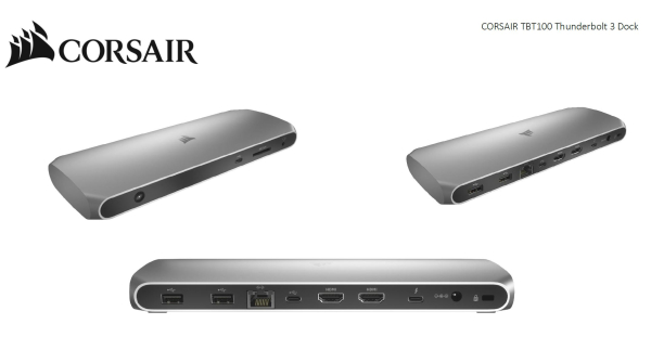 Corsair TBT100 Thunderbolt 3 Dock