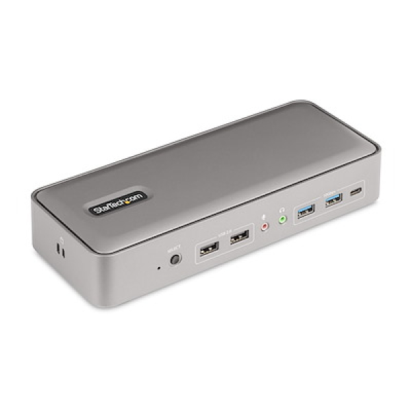 StarTech Dual-Laptop USB-C KVM Docking Station 4K 60Hz