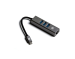 STM Goods USB-C 3XUSB-A + LAN Hub Grey